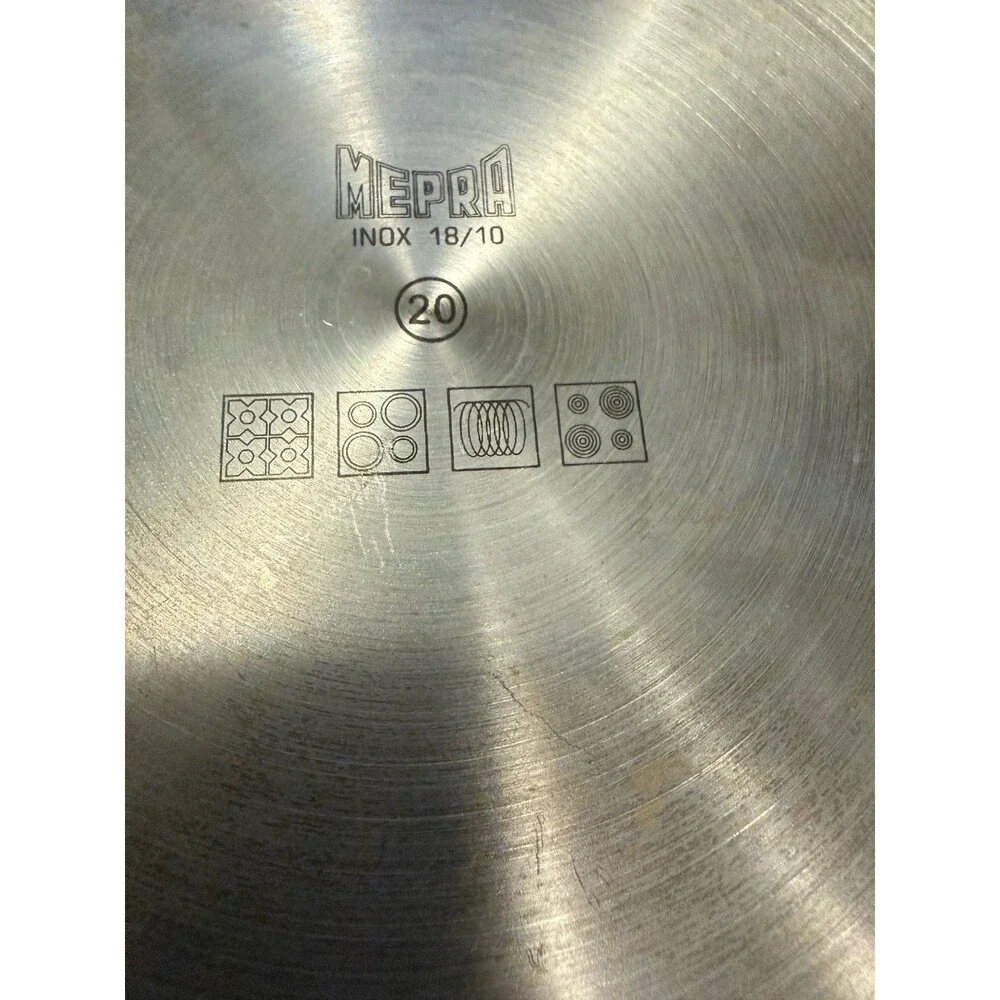 Mepra 2qt. CASSEROLE 2 HANDLES 20 CM STAINLESS‎ STEEL